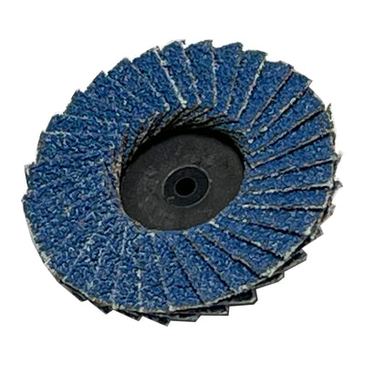 2" 50mm | Lamellenschijf met Roloc opname | 10 stuks