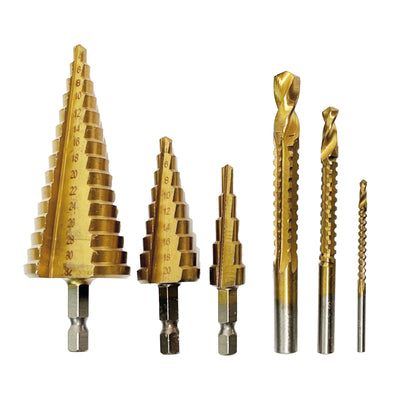 Stappenboor set 3-32mm | 6 stuks