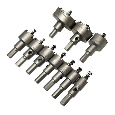 Gatenboor set 16-50mm | 10 stuks