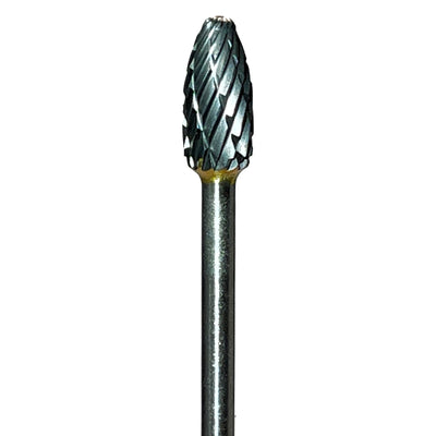 Stiftfrees Wolfraamcarbide F (boom rond) RBF | 3mm | Lange uitvoering