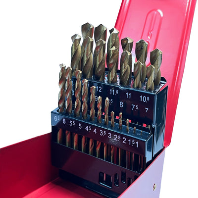 Metaalboren set met Titanium coating | 25 stuks