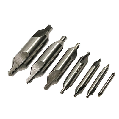 Centreerboren HSS set | 7 stuks 60º