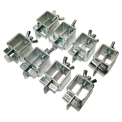 Vlinderklemmen voor plaatwerk | 8 stuks