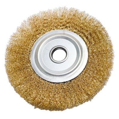 Koper draadborstel wiel | 125x16mm