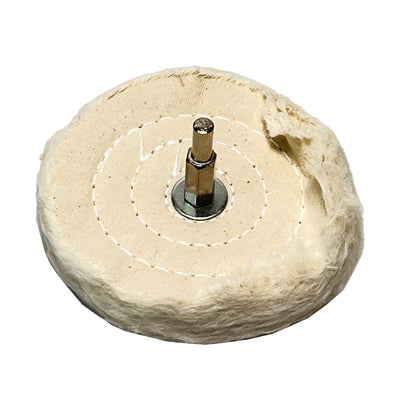 Polijstkegel Ø 100mm met booropname 6mm | T-schijf