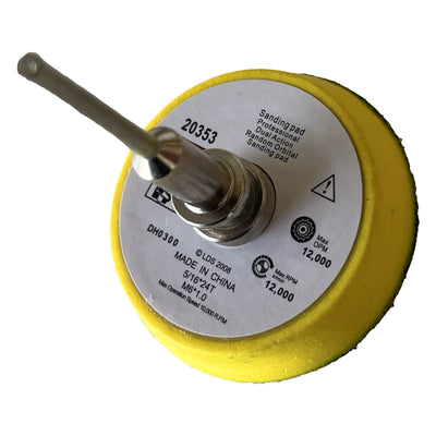 2" 50mm | Steunschijf met klittenband en foamlaag