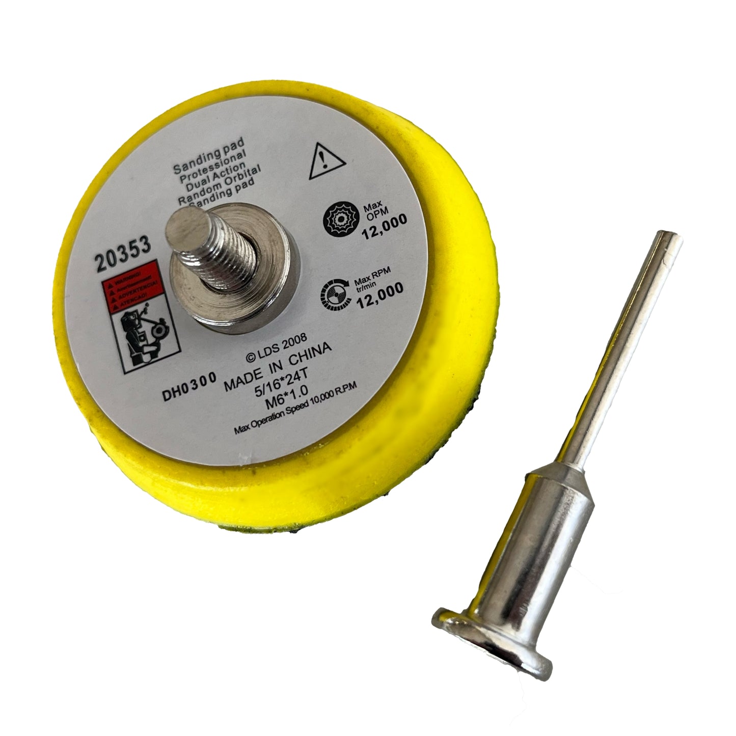 2" 50mm | Steunschijf met klittenband en foamlaag