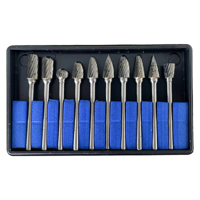 Wolfraamcarbide stiftfrezen set | 10 stuks