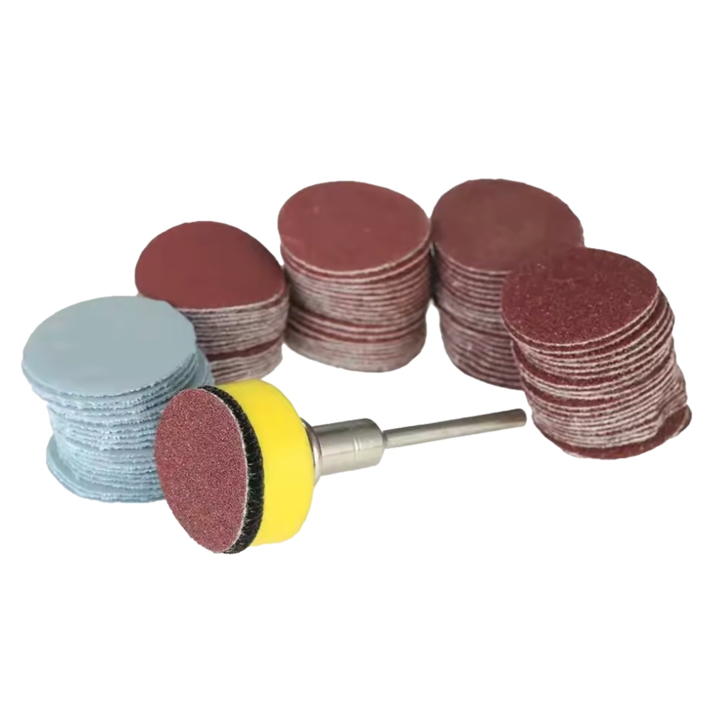 1" 25mm | Schuurschijf set mix | 100 stuks