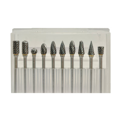 Wolfraamcarbide stiftfrezen set | 10 stuks
