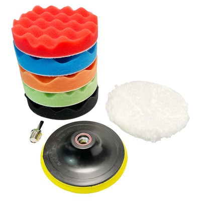 5" 125mm | Polijstpads set 8-delig