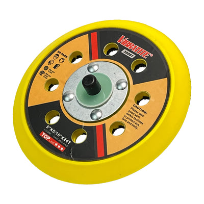 5" 125mm | Steunschijf met klittenband en foamlaag | Gaten