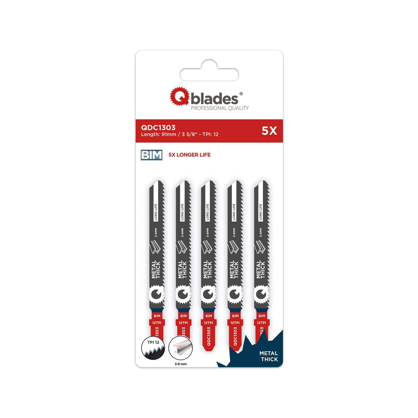 Qblades QDC1303 91mm | Decoupeerzaag | BIM