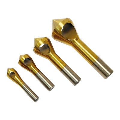 Verzinkboren set Titanium 90º | 4 stuks