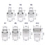 Gaslens glas quartz TIG 15mm