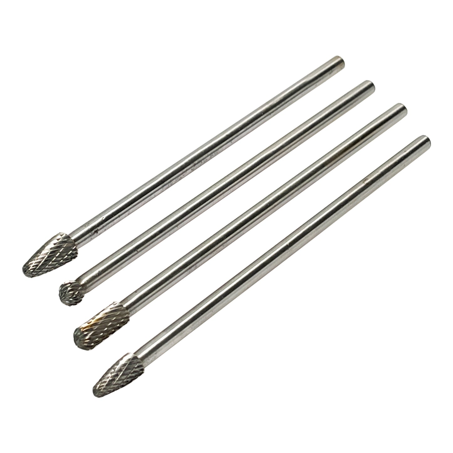 Wolfraamcarbide stiftfrezen set | Lange uitvoering | 4 stuks