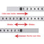 Liniaal zelfklevend 0-500cm | RVS